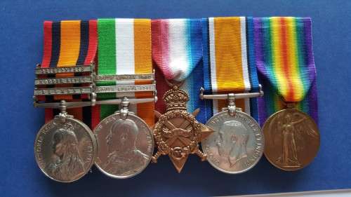 QSA / KSA / WW1 medal group