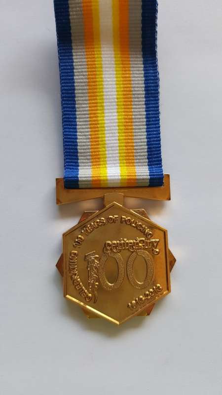 SAPS Centenary Medal (Full-size)