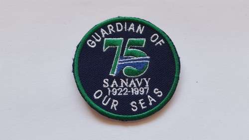 SA Navy patch - Guardian of our Seas : 75th Anniversary
