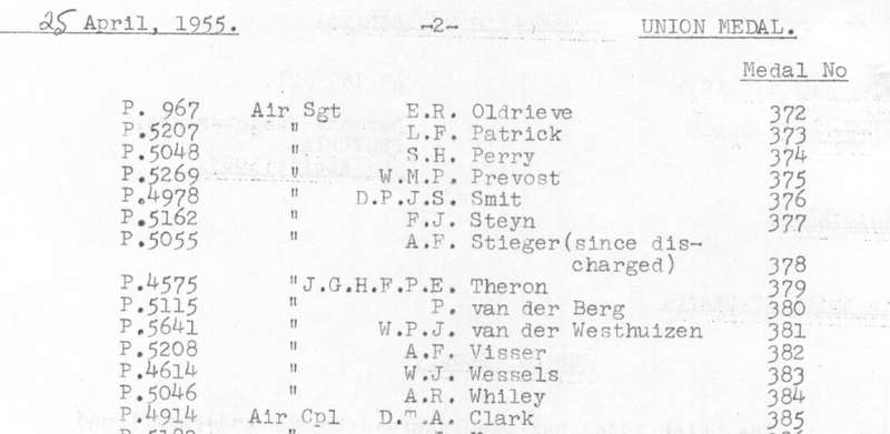 SADF / WW1 / WW2 medal group ( Father & Son)