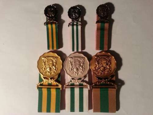 SADF Good Service medals - set.