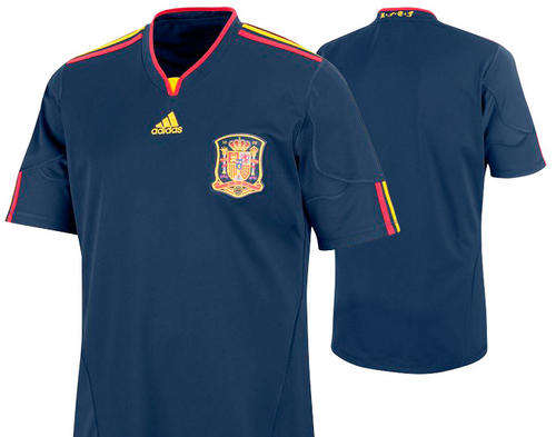 Spain Away Shirt 2009/2010 World Cup Shirt