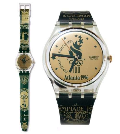 1994 Vintage Swatch Watch GZ136 ATLANTA 1996 OLYMPICS SPECIAL Swiss Unisex