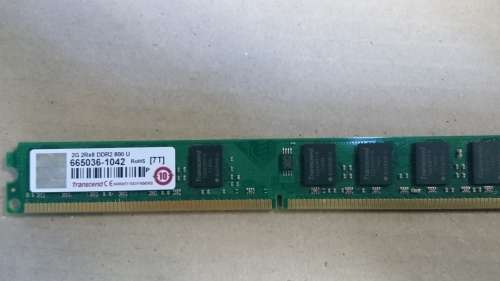 TRANSCEND 2GB 2Rx8 DDR2-800U DIMM Desktop Memory