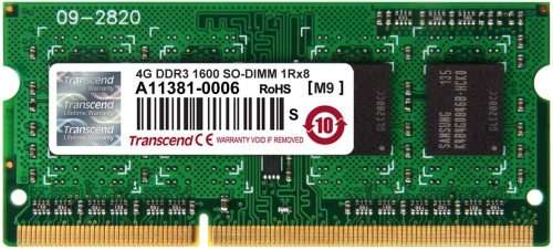 Transcend DDR3-1600 So-Dimm 4GB