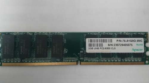 Apacer DDR2 2GB PC2-5300 Desktop Memory