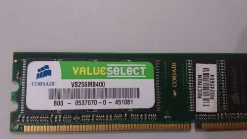 Corsair 256Mb DDR1-400 Desktop Memory