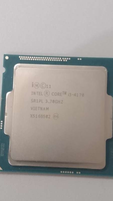 Intel i3 3.7 Ghz 4170 4th Gen CPU with Original Intel CPU fan
