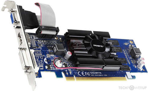 Gigabyte GT-210 1GB GDDR3 Graphics Card