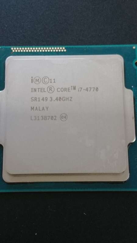 Intel i7-4770 3.4Ghz CPU with Fan (Socket 1150) with Corsair 8GB Memory kit DDR3