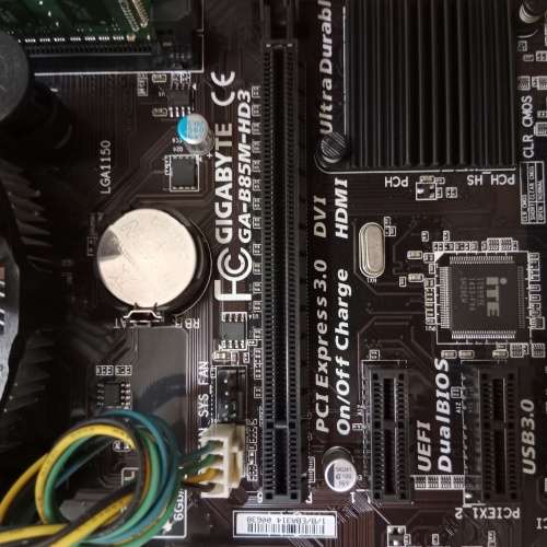 Intel i3-4170 3.7Ghz with Gigabyte GA-B85M-HD3  mainboard with 8GB DDR3 Memory with FacePlate