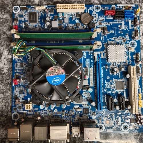 Intel i7-2600 3.4 Ghz with Intel DG67BL Mainboard and 8G DDR3 1600 Transcend Memory