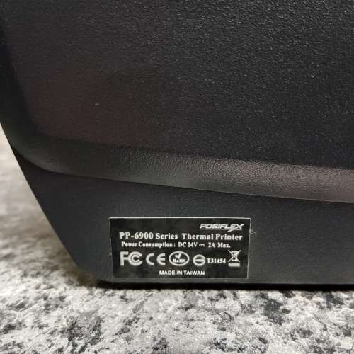 PosiFlex Thermal USB printer PP-6900U-B with power supply