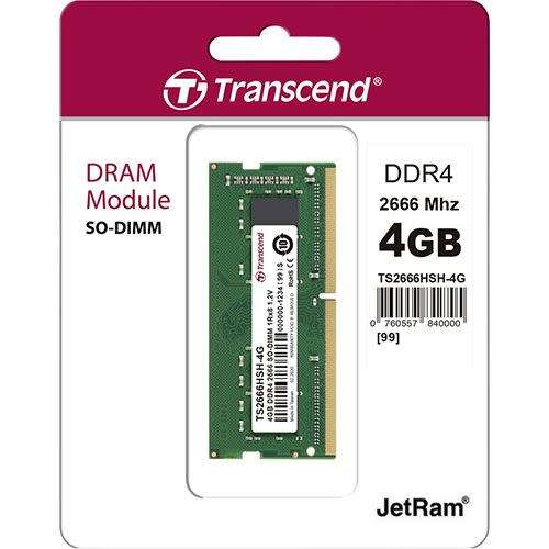 Transcend 4GB DDR4 2666MHz Notebook Memory Module (TS2666HSH-4G)