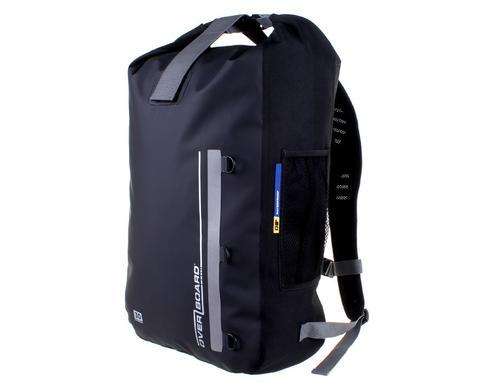 Overboard Classic Waterproof Backpack Bag - Black, 30 Litres