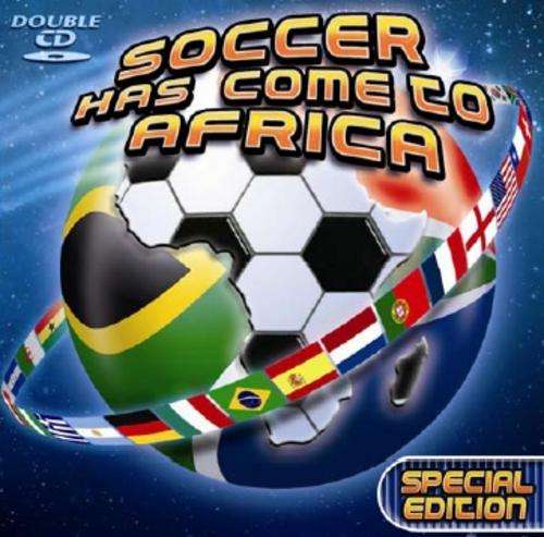 Soccer has come to Africa - Double CD with soccer badge - new