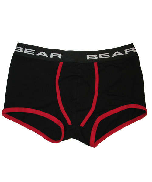 Boosterjock Black with Red Piping