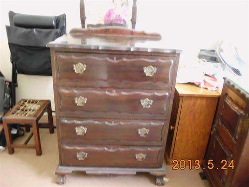 Embuia ball and claw 4 drawer chest