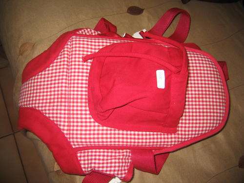 Red and white carrier