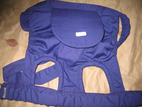 Blue baby carrier