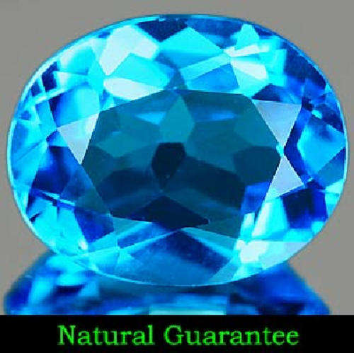 3.19 Ct. Shining Clean Natural Swiss Blue Topaz Brazil