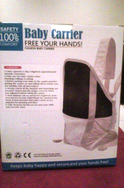 Attractive Quality Baby Carrier- Free your hands!