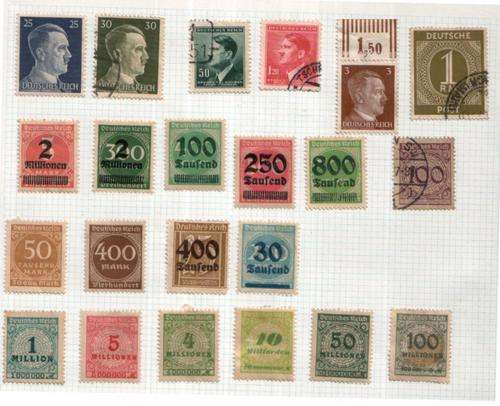 Germany 22 used Stamps