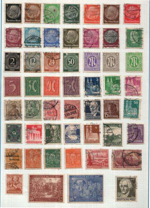 Germany 52 used Stamps