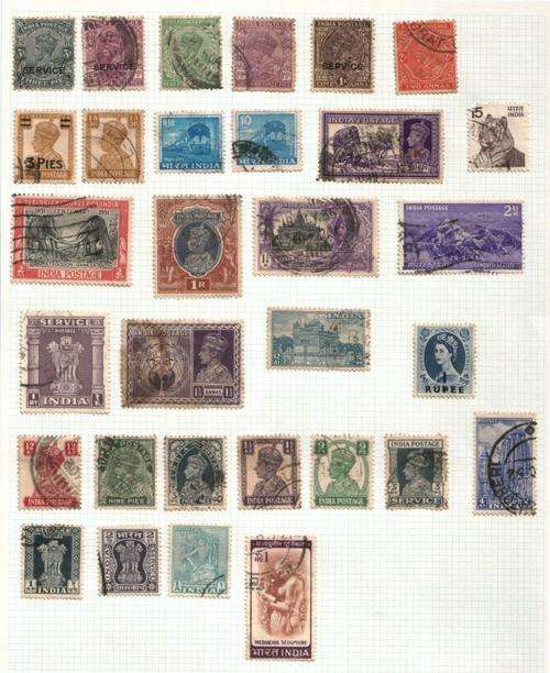 India 31 used Stamps