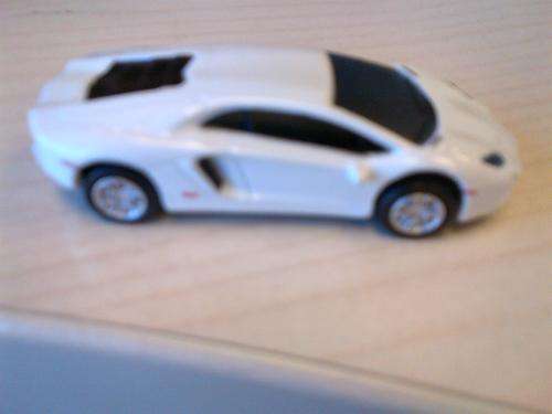 64GB White Sports Car Flash Drive