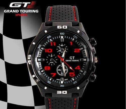 Military Pilot Aviator Army Style Silicone Sport Watch - RED Only Available