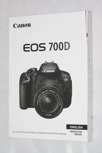 Canon EOS 700D Instruction Manual