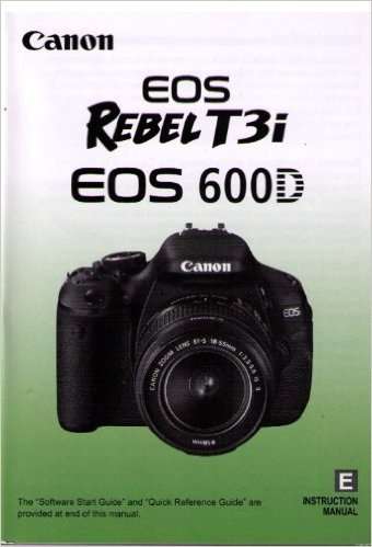 Canon EOS 600D User Manual / SOFTWARE CD
