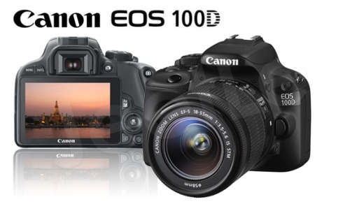 18MP CANON EOS 100D DIGITAL CAMERA  WITH 18-55mm 1:3.5-5.6 III LENS | 8GB MEMORY