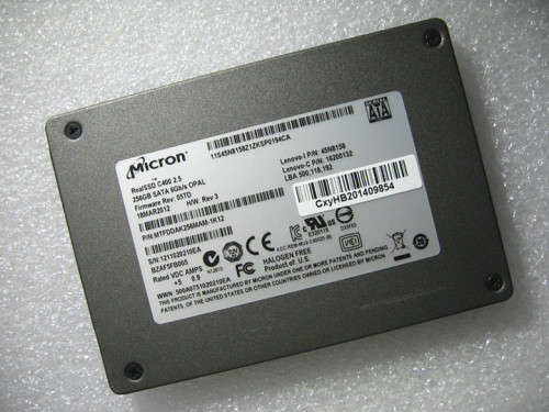 MICRON RealSSD C400 2.5" 256GB SATA 6.0Gb/s SED | 101% EXCELLENT WORKING CONDITION