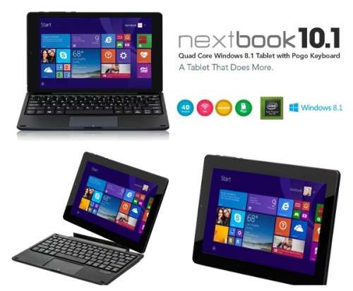 NEXTBOOK TABLET PC | INTEL ATOM Z3735 1GB RAM 32GB SSD 10.1" IPS TOUCH SCREEN WIN8.1 | ORIGINAL BOX