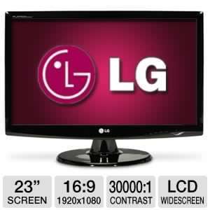 LG FLATRON 23" LCD MONITOR (W2343T) | FULL HD 1080p