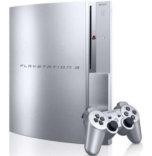****BRAND NEW **** SILVER TITAN PLAYSTATION 3 320GB CONSOLE WITH BLU-RAY REMOTE CONTROL