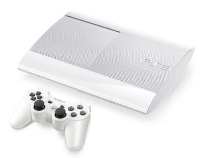 PLAYSTATION 3 500GB SLIM - CECH-4004C ****WHITE*** WIRELESS CONTROLLER