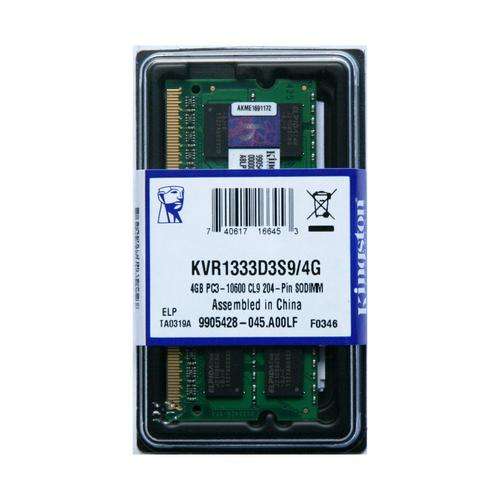 KINGSTON 4GB DDR3 RAM FOR LAPTOP