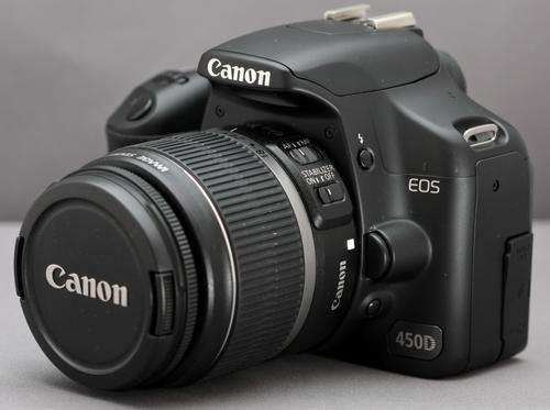CANON EOS 450D DSLR CAMERA WITH 18-55mm 1:3.5-5.6  LENS (Very Good Condition)