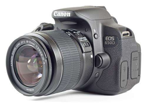 CANON EOS 650D DIGITAL CAMERA SLR WITH CANON 18-55mm 1:3.5-5.6 IS II LENS + FREE BAG