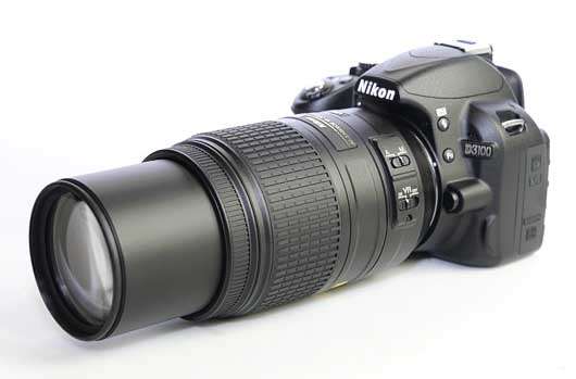 NIKON D3100 DSLR WITH 55-200mm Lens **14.2MP | FULL HD RECORDING |