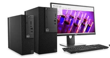 DELL OPTIPLEX 3050 MT + 19` DELL LED MONITOR | 7TH GEN i5-7500 | 8GB DDR4 | 256GB SSD | WIN 10 PRO