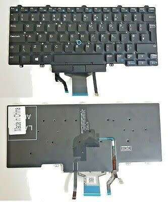 Original Keyboard for Dell Latitude E5450 E5470 E5490 E7450 E7470 E7480 Backlit