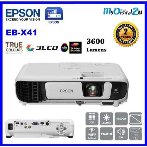 EPSON EB-X41 XGA Projector |  HDMI | VGA | WIFI