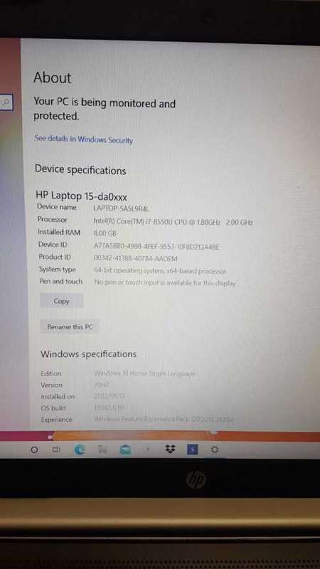 HP 15 GAMING LAPTOP | 8TH GEN CORE i7-8550U | 8GB DDR4 | 1TB HDD | 15.6 FHD 1080p | 2GB NVIDIA MX130