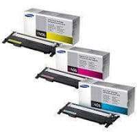 Original Samsung CLT-407 Toner Cartridges  407S Combo Pack of 3:  Cyan | Magenta | Yellow