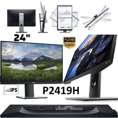 DELL P2419H | 24` FULL HIGH DEFINITION IPS LED MONITOR