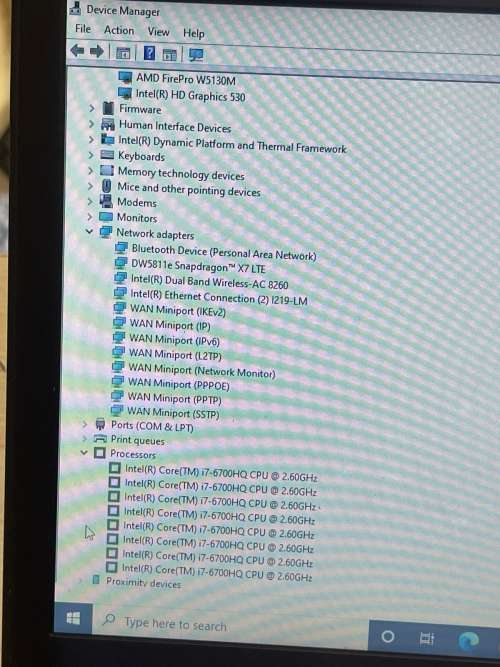 DELL PRECISION 3510**QUAD CORE i7-6700HQ**16GB DDR4**512GB SSD**2GB AMD FIREPRO GRAPHICS**15.6 LED